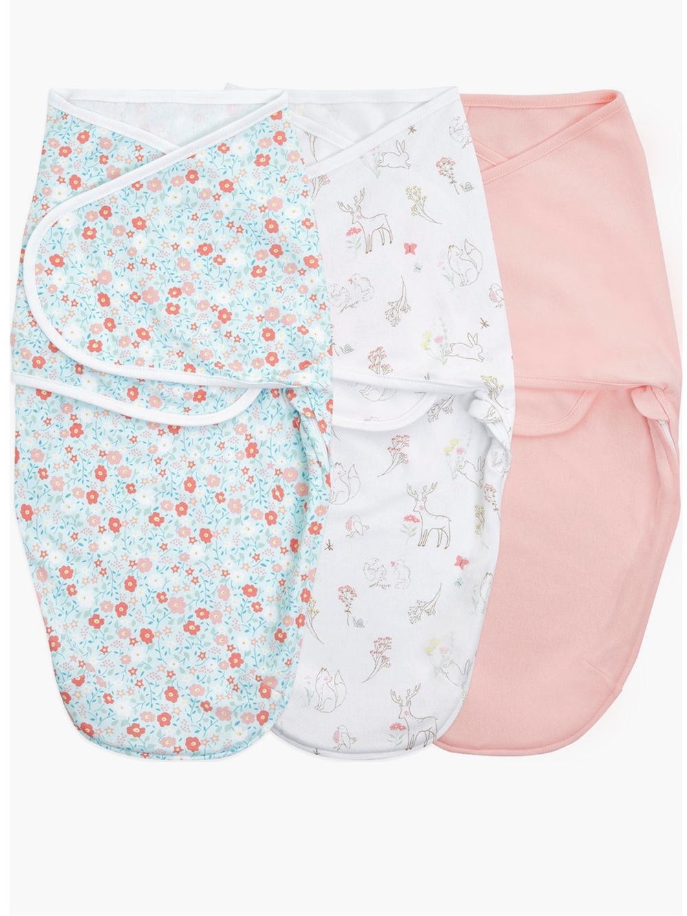 aden + anais ✨ 3-Pack Wrap Swaddles - Fairy Tale Flowers